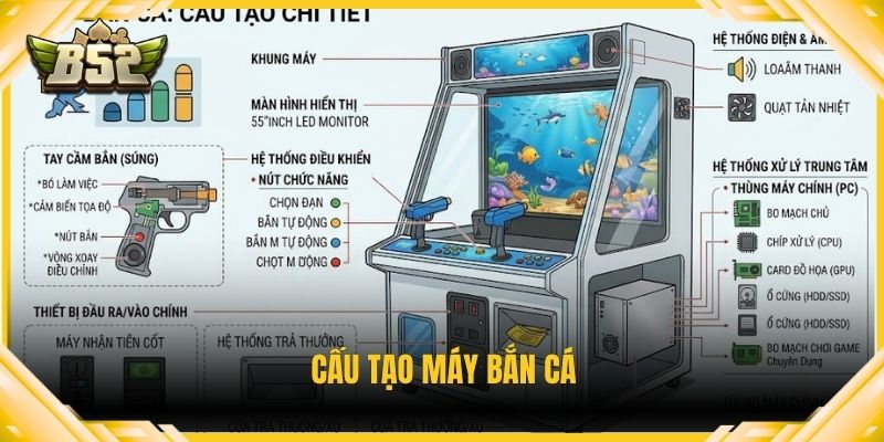 Cấu tạo máy bắn cá