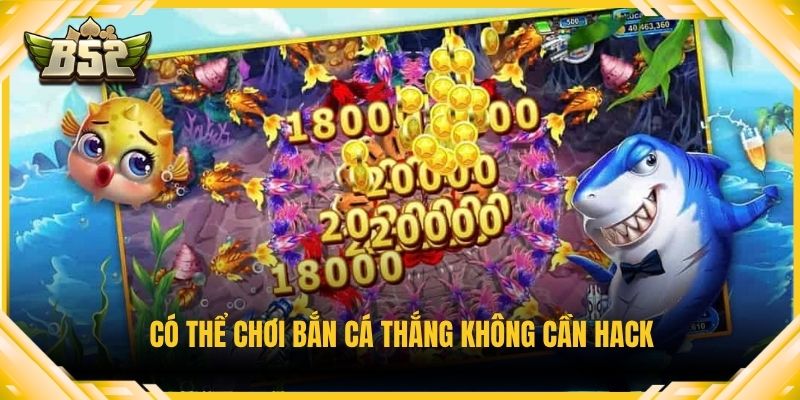 Có thể chơi bắn cá thắng không cần hack