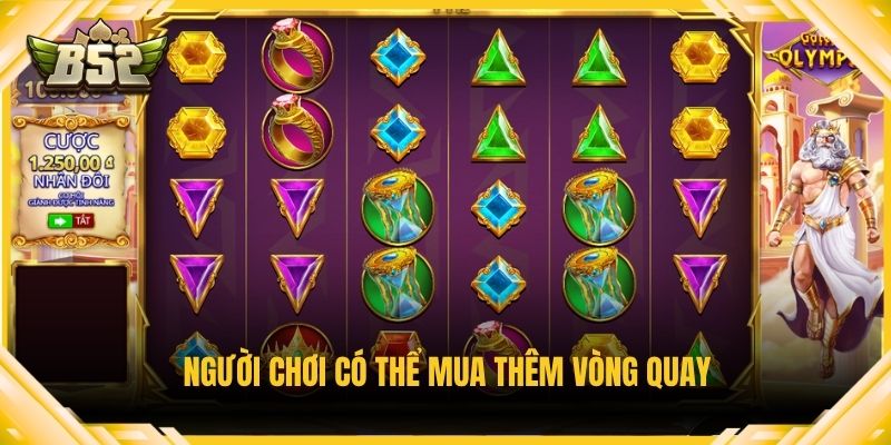 Người chơi có thể mua thêm vòng quay