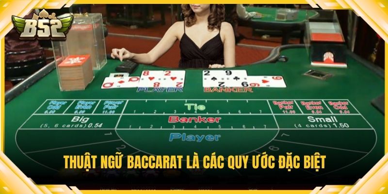 Thuật ngữ baccarat là các quy ước đặc biệt