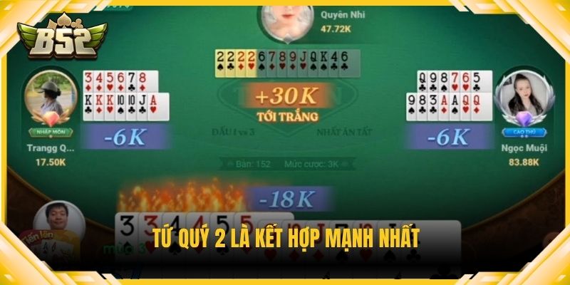 Tứ quý 2 là kết hợp mạnh nhất